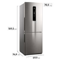 Geladeira Electrolux Frost Free Inverter 490L Experience Inverse cor Inox Look (IB51S) - 2