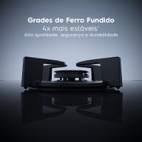 Cooktop 5 Bocas a Gás Electrolux Mesa de Vidro Pro Series ChamaPrecisa e Multi Chama (KE5PS) - 7