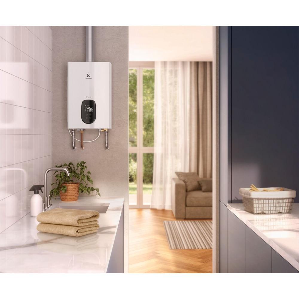 Aquecedor de Água a Gás Electrolux Exaustão Forçada 16L GN Digital Experience com CO Sensor (H16BN) - 10