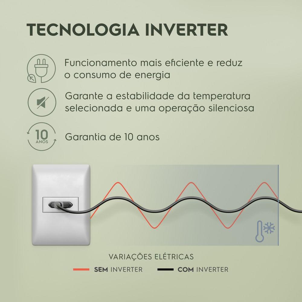 Ar-condicionado Piso Teto Electrolux Twin Inverter 36.000 BTUs Frio Efficient (DI60F/DE60F) - 7