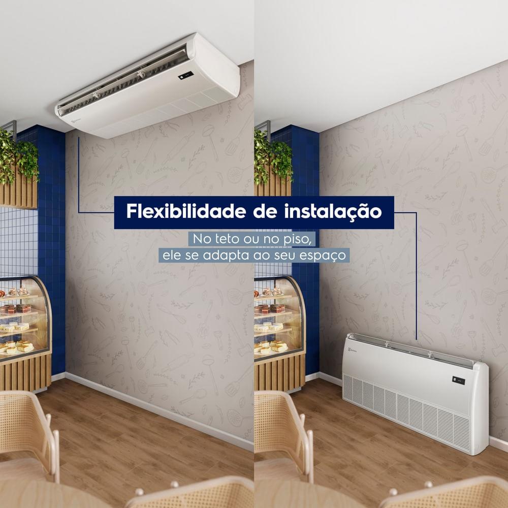 Ar-condicionado Piso Teto Electrolux Twin Inverter 36.000 BTUs Frio Efficient (DI60F/DE60F) - 9