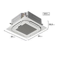 Ar-condicionado Cassete Electrolux 8 Vias Twin Inverter 48.000 BTUs Frio Efficient (KI48F/KE48F) - 2