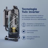 Ar-condicionado Cassete Electrolux 8 Vias Twin Inverter 48.000 BTUs Frio Efficient (KI48F/KE48F) - 5