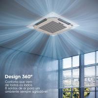 Ar-condicionado Cassete Electrolux 8 Vias Twin Inverter 48.000 BTUs Frio Efficient (KI48F/KE48F) - 8