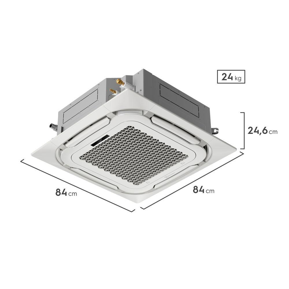 Ar-condicionado Cassete Electrolux 8 Vias Inverter 36.000 BTUs Frio Efficient (KI36F/KE36F) - 2
