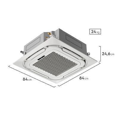 Ar-condicionado Cassete Electrolux 8 Vias Inverter 36.000 BTUs Frio Efficient (KI36F/KE36F)