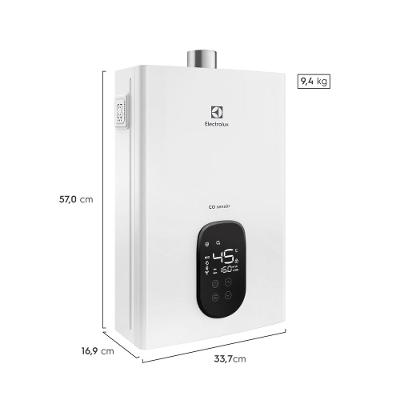 Aquecedor de Água a Gás Electrolux Exaustão Forçada 16L GLP Digital Experience com CO Sensor (H16BG)