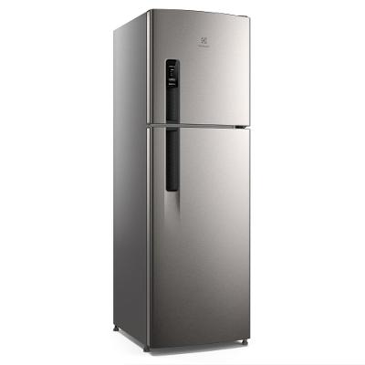 Geladeira Electrolux Frost Free 400L AutoSense Inverter Duplex Inox Look (IF44S)
