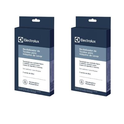 Kit de 2 Revitalizadores de Tecidos Electrolux 20ml para Máquina de Lavar