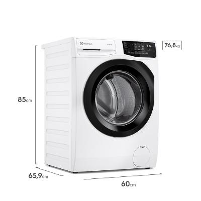 Máquina de Lavar Frontal Electrolux 12kg Branca Inverter com Água Quente e Lavagem Inteligente (LFB12)