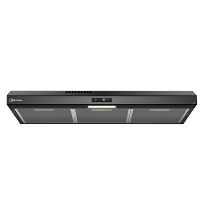 Depurador de Ar Electrolux 80cm Preto Alto Poder de Sucção, Painel Touch e Luz LED (DE8TB)