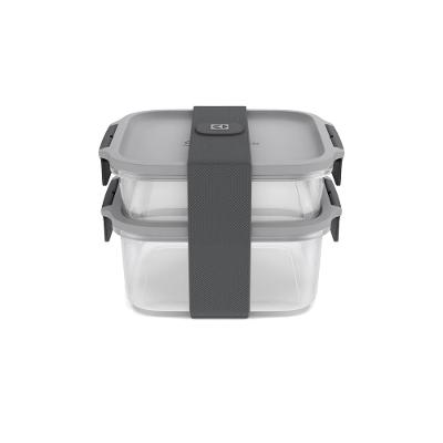 Kit Marmiteira Lunch Box Electrolux Plástico Cinza Resistente a Temperatura