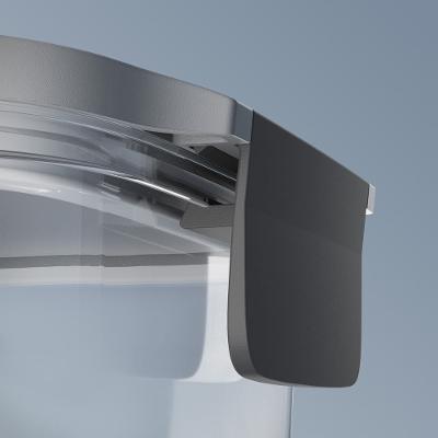 Potes Herméticos de Plástico Electrolux Cinza 10 Unidades Empilháveis Modulares