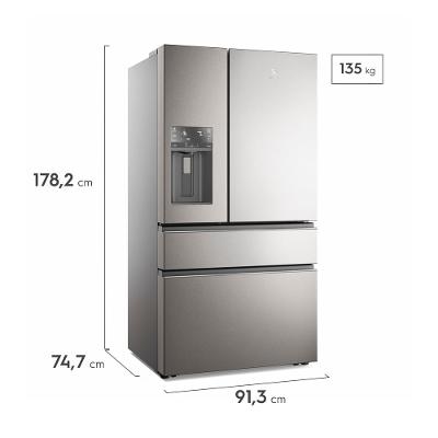 Geladeira Electrolux Frost Free Inverter 617L Expert Wi-Fi 4 Portas Cor Inox (IM9CS)