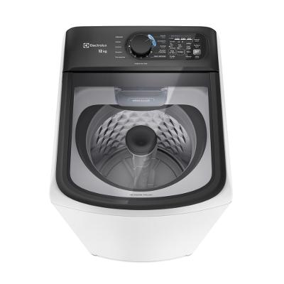 Máquina de Lavar Electrolux Efficient 12kg Branca Compacta, Econômica e Pré-diluição (LET12)