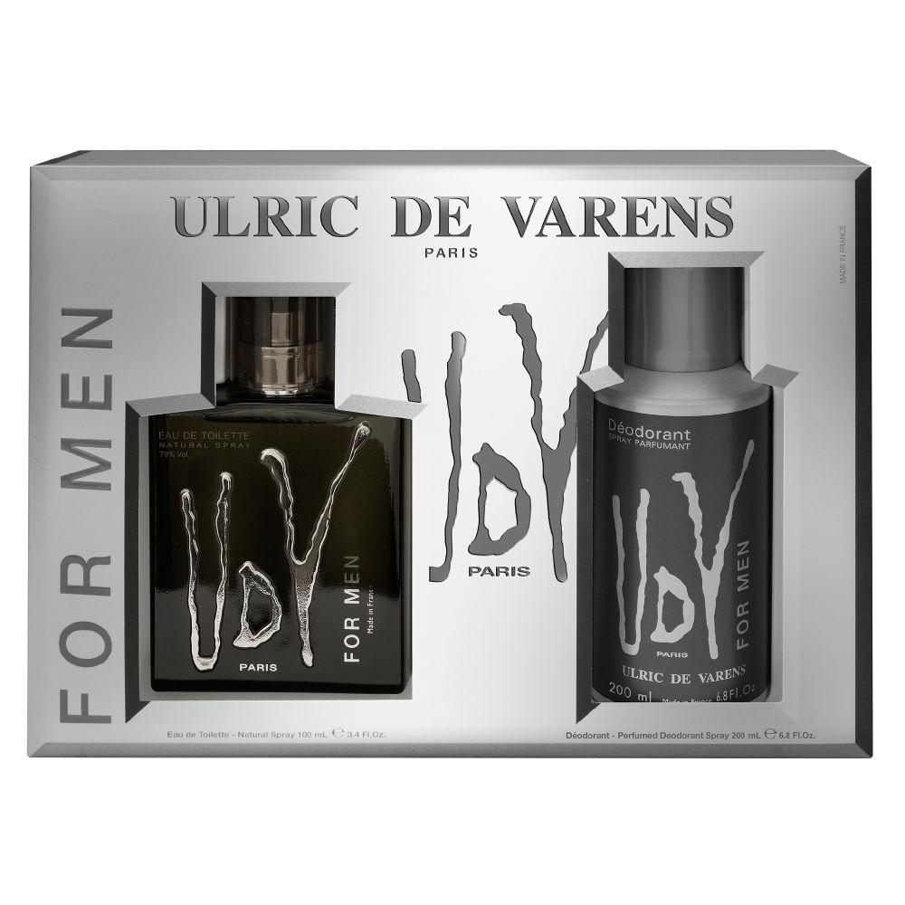 Kit Ulric de Varens UDV For Men - Perfume EDT + Desodorante - 1