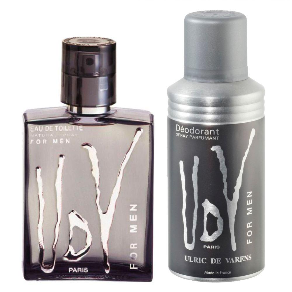 Kit Ulric de Varens UDV For Men - Perfume EDT + Desodorante - 2