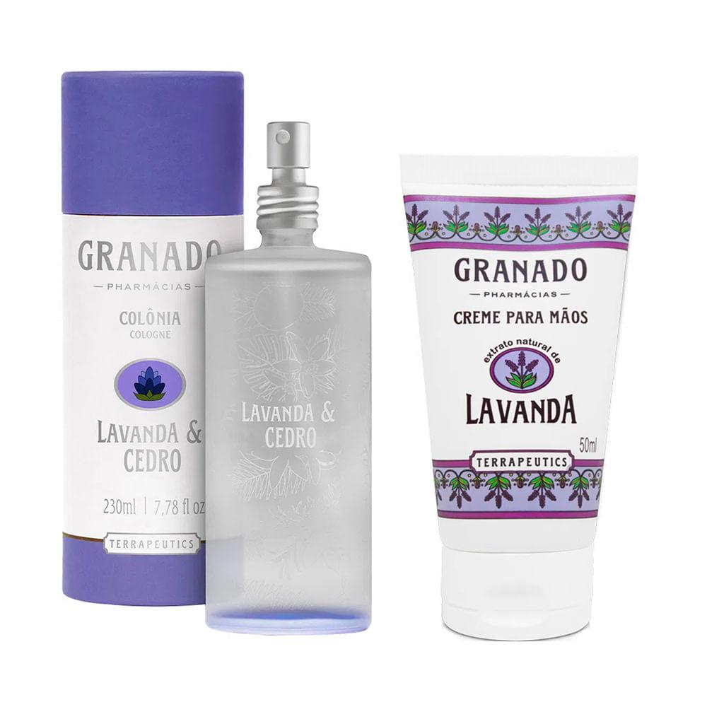 Granado Lavanda e Cedro Granado Kit - EDG 230ml + Creme de Mãos - 1