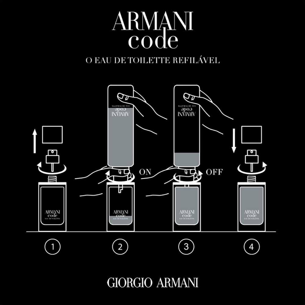 Perfume Code Giorgio Armani Masculino Eau de Toilette - 7