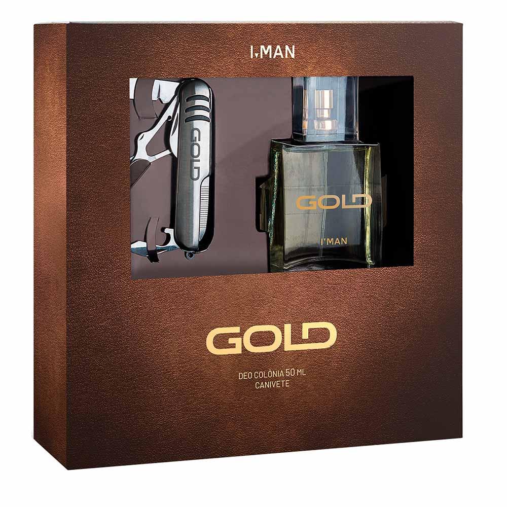 Kit Gold Ciclo Cosméticos -Perfume Masculino Deo Colônia + Brinde - 1