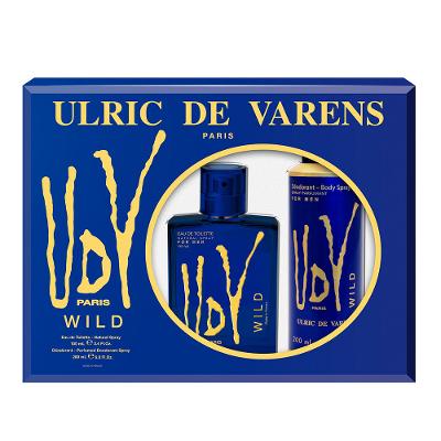 Kit Ulric de Varens Wild- Perfume Masculino EDT + Body Spray