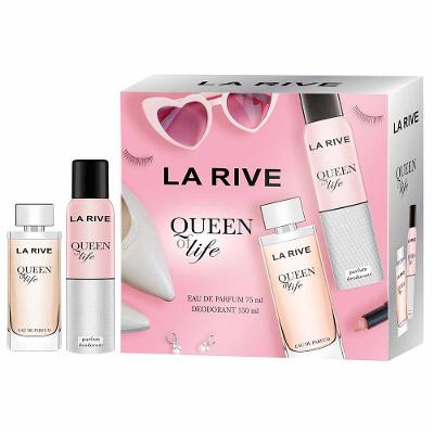 Kit La Rive Queen Of Life - Perfume Feminino EDP + Desodorante