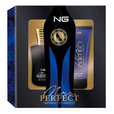 Kit NG Parfums Mrs. Perfect - Perfume Feminino EDP + Gel de Banho