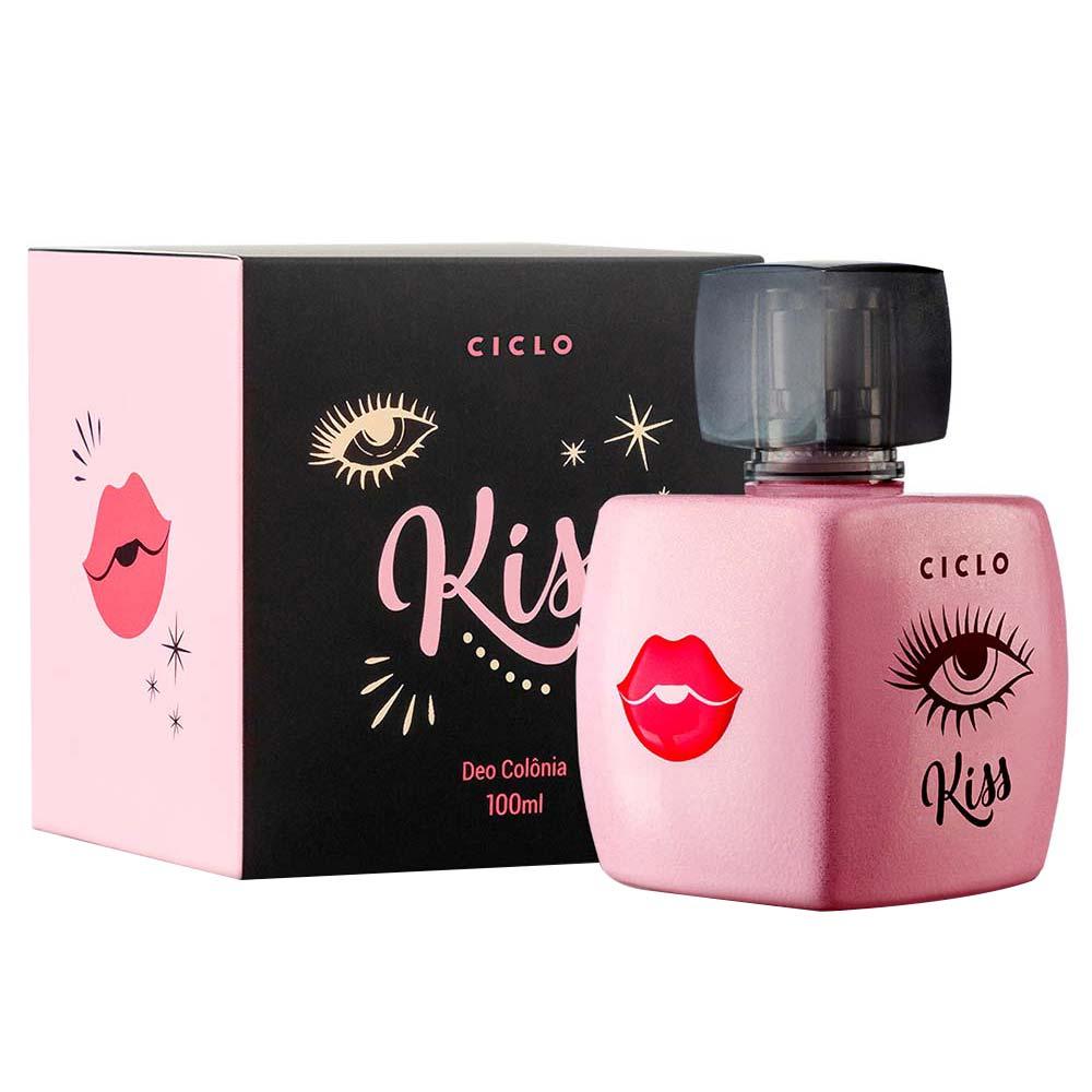 Perfume Kiss Ciclo Cosméticos Feminino Deo Colônia - 2