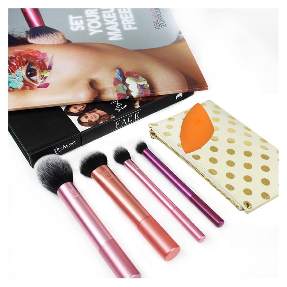 Real Techniques Everyday Essentials Kit de Pincéis - 3