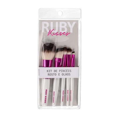 Ruby Kisses Kit de Pincéis - Rosto e Olhos