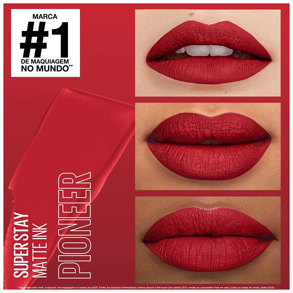 Batom Líquido Longa Duração Maybelline SuperStay Matte Ink - 5