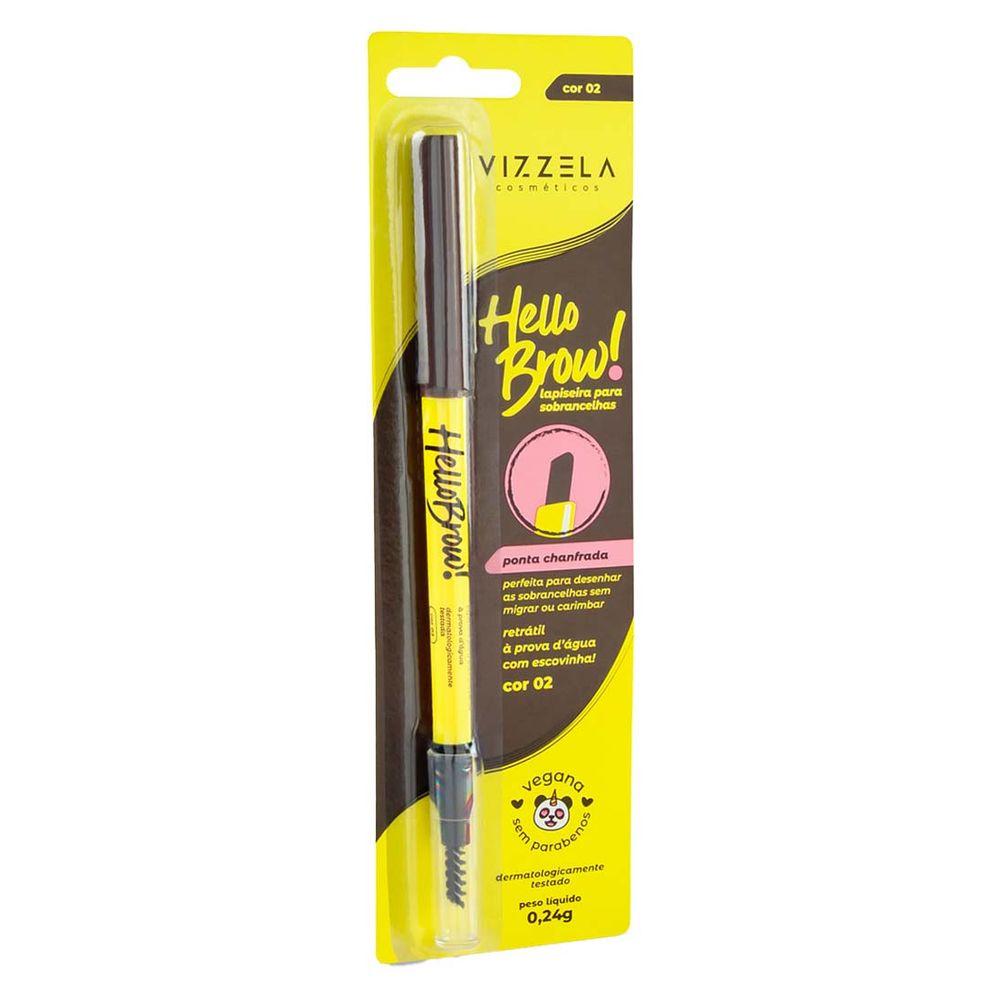 Lapiseira Retrátil para Sobrancelhas Vizzela Hello Brow - 5