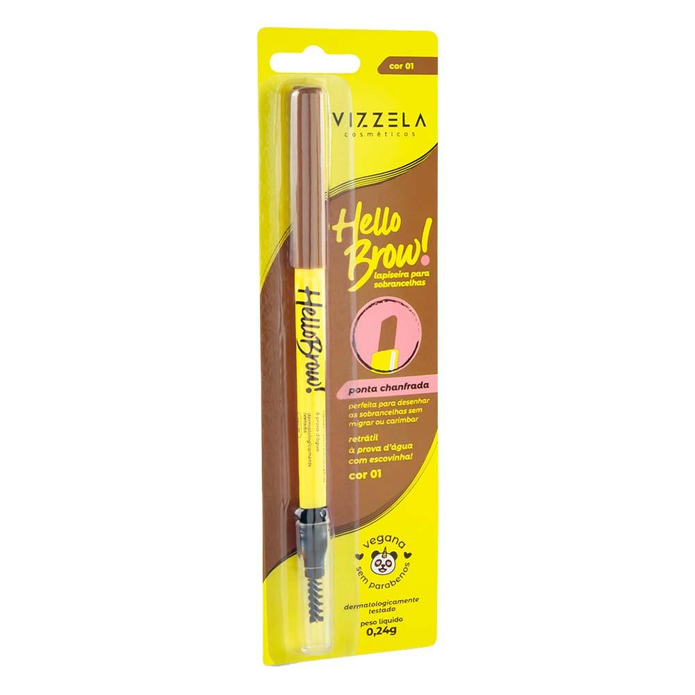 Lapiseira Retrátil para Sobrancelhas Vizzela Hello Brow - 5