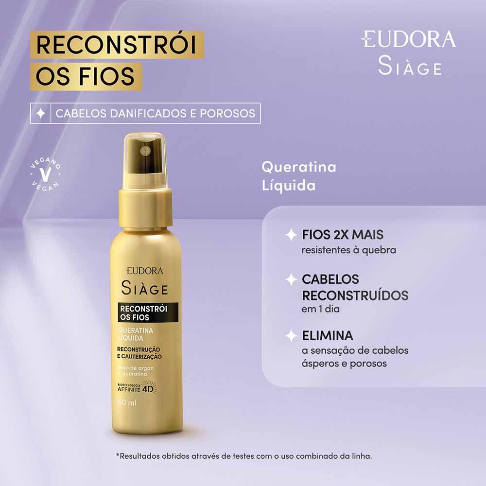 Eudora Siage Reconstrói os Fios Queratina Liquida - 2