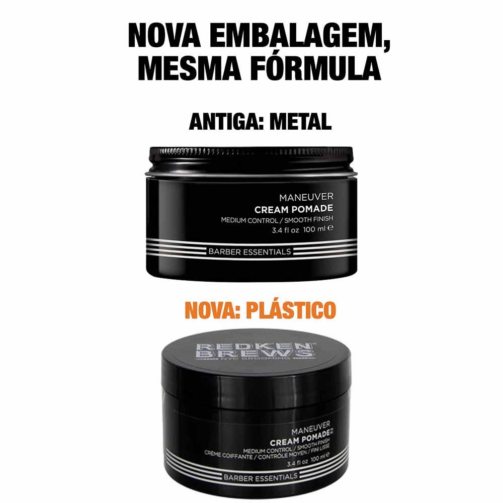 Pasta Modeladora Redken - Brews Maneuver Cream Pomade - 6