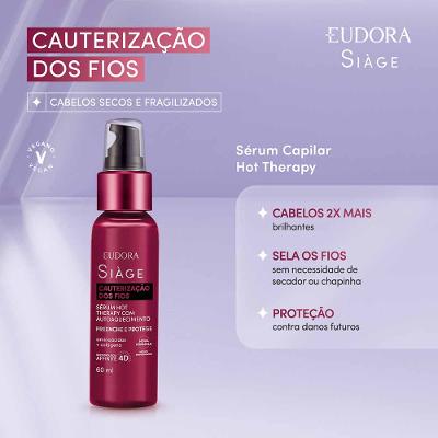 Eudora Siàge Cauterização dos Fios Hot Therapy – Sérum Autoaquecimento