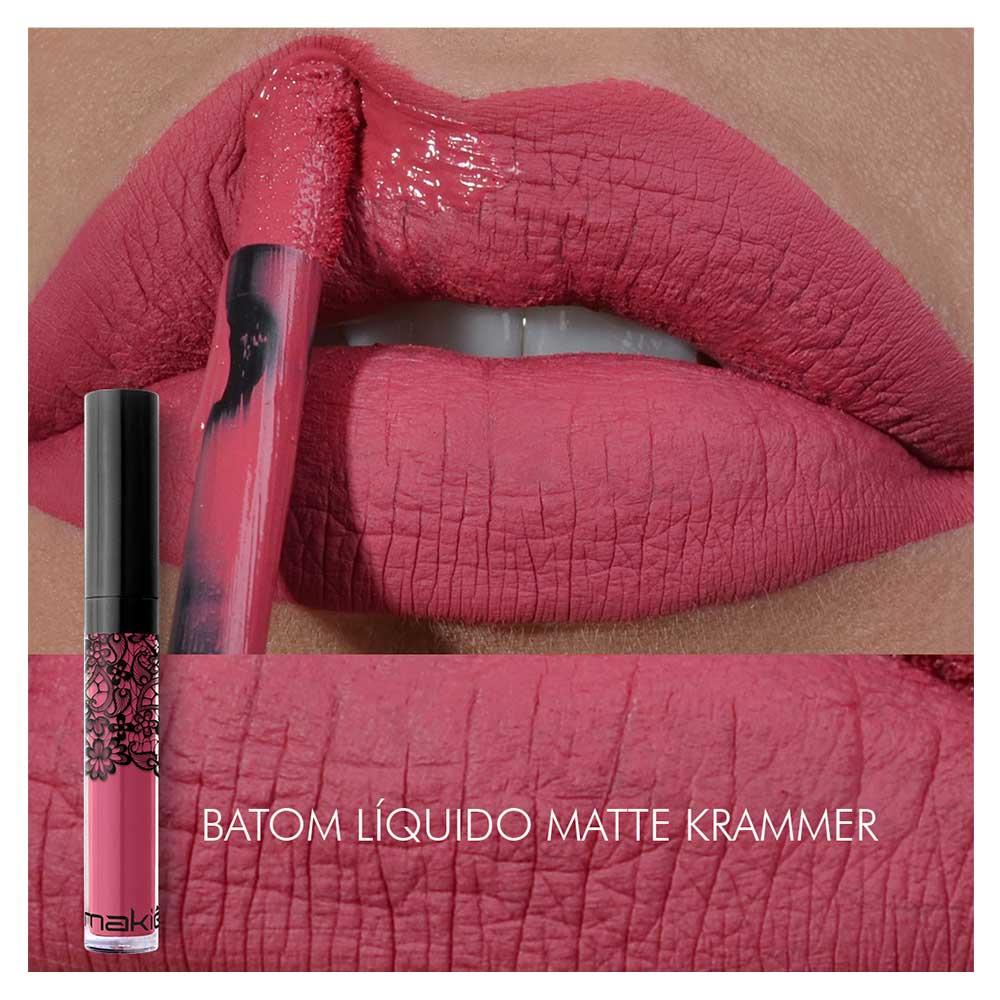 Batom Líquido Matte Makiê Tons Escuros - 4