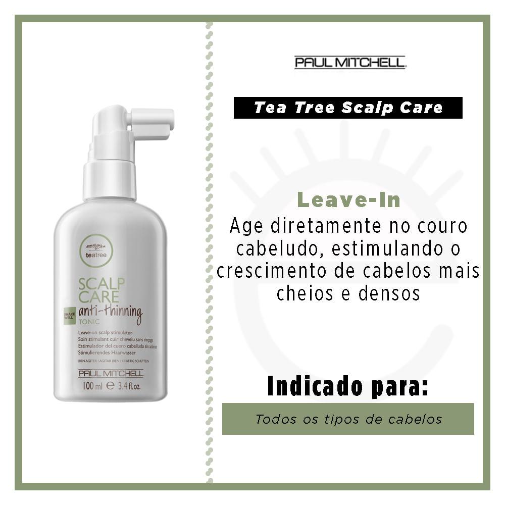 Tônico Paul Mitchell  - Tea tree Scalp Care Anti Thinning - 2