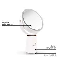 Espelho de Aumento 10x Duplo LED Klass Vough BM-1931 - 2