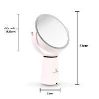 Espelho de Aumento 10x Duplo LED Klass Vough BM-1931 - 3