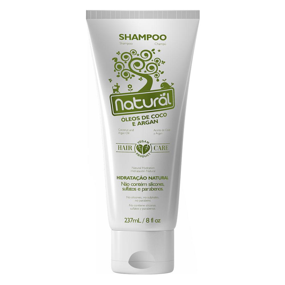 Orgânico Natural Óleo de Coco e Argan - Shampoo - 1