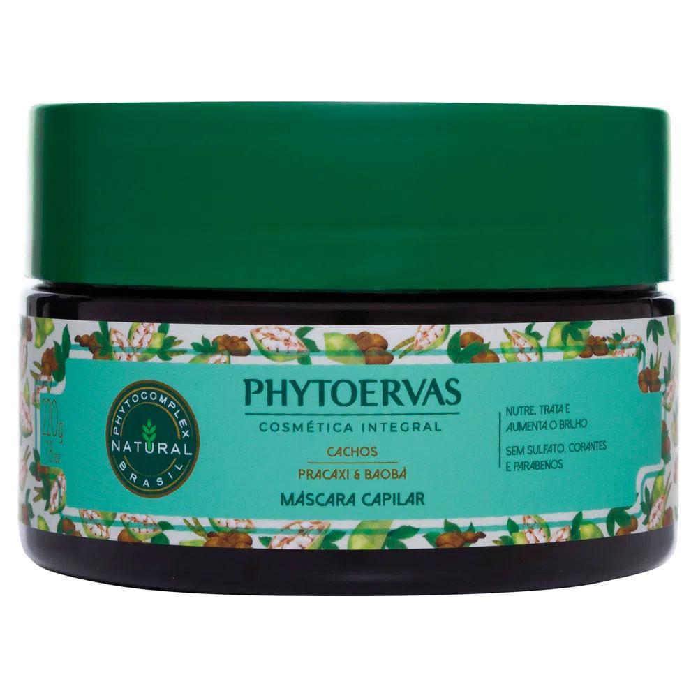 Phytoervas Pracaxi e Baobá Máscara Capilar para Cabelos Cacheados - 1