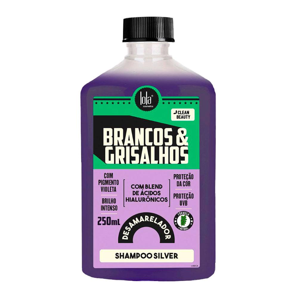 Lola Cosmetics Brancos & Grisalhos Shampoo Silver - 1