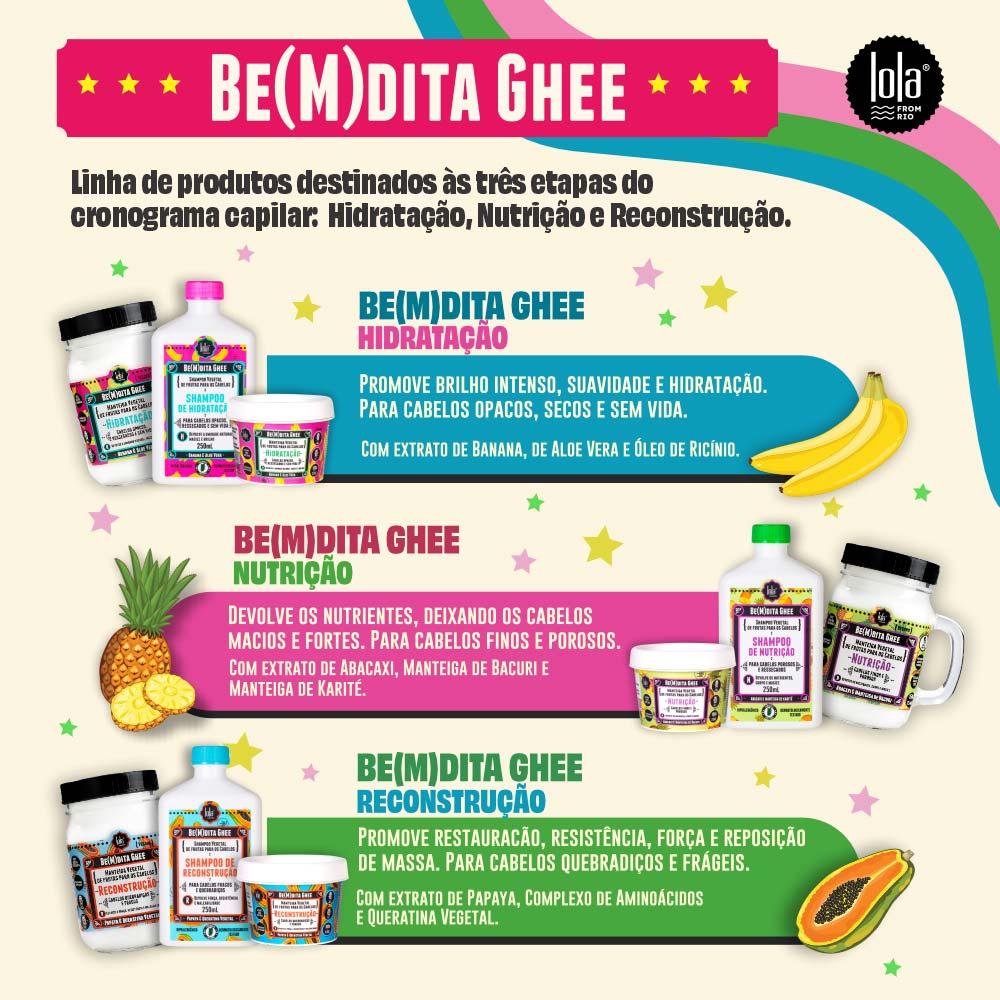 Lola Cosmetics Be(m)dita Ghee Banana e Aloe Vera - Shampoo de Hidratação - 3