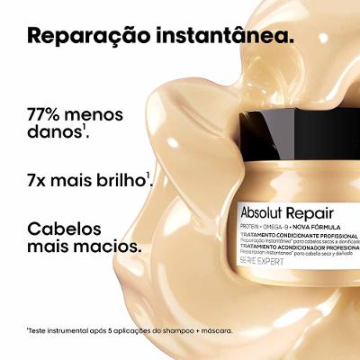Máscara de Tratamento L'Oréal Professionnel Absolut Repair Máscara Com Proteína e Ômega 9