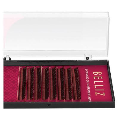 Cílios para Alongamento de Sombrancelha Belliz -  010 Castanho Escuro