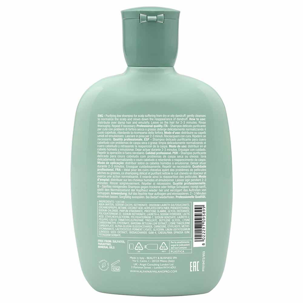 Alfaparf Semi Di Lino Scalp Purifying – Shampoo Anti Caspa - 2