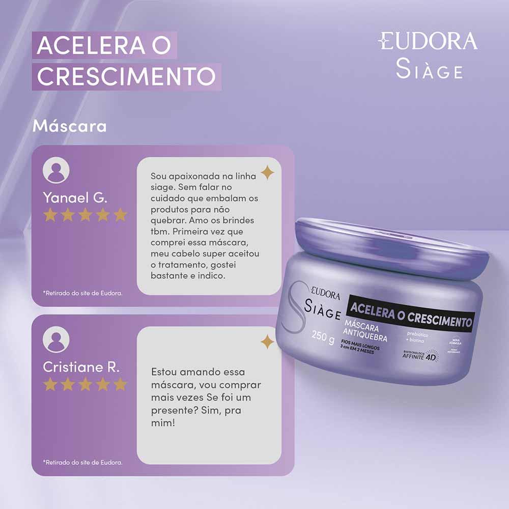 Eudora Siàge Acelera o Crescimento Máscara - 3