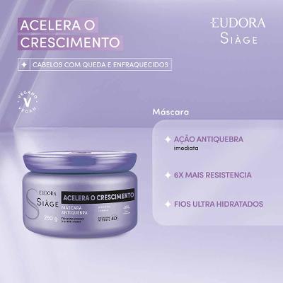 Eudora Siàge Acelera o Crescimento Máscara