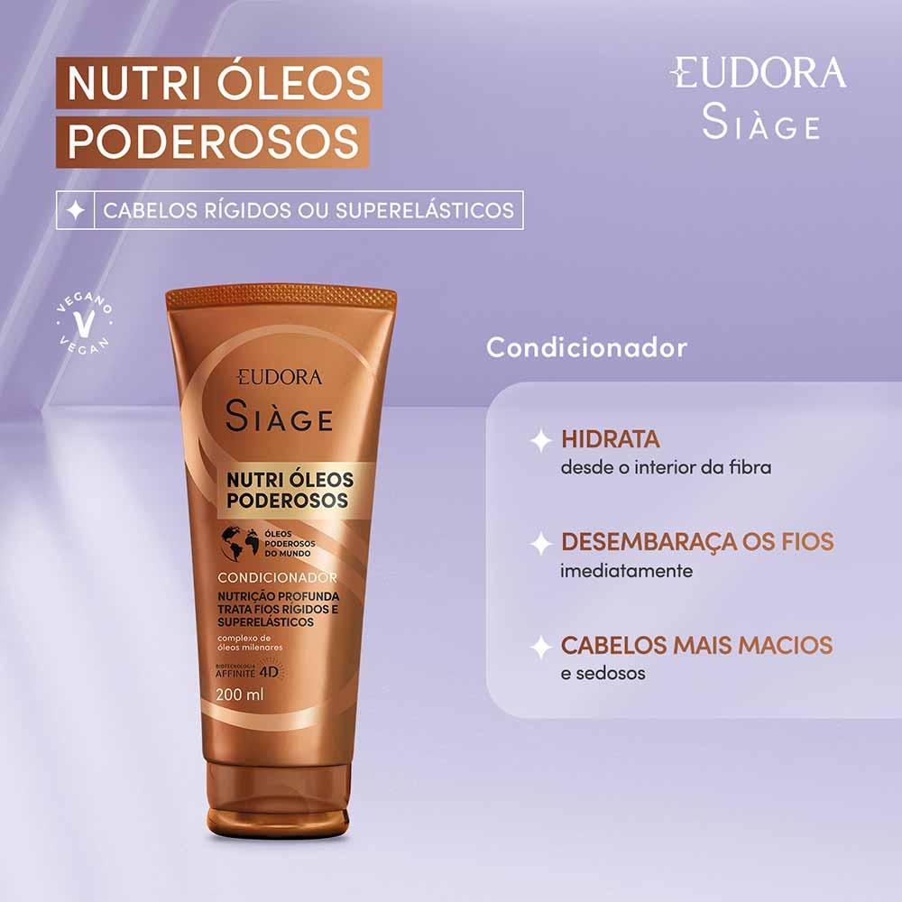 Eudora Siàge Nutri Óleos Poderosos Condicionador - 2